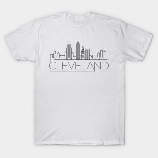 Cleveland Minimal Skyline T-Shirt